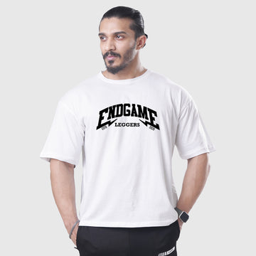 EndGame White Oversized Shirt