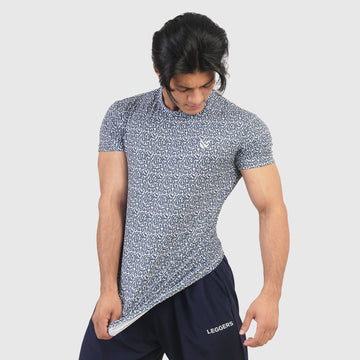 Navy Leaf-SUB H/S Tee