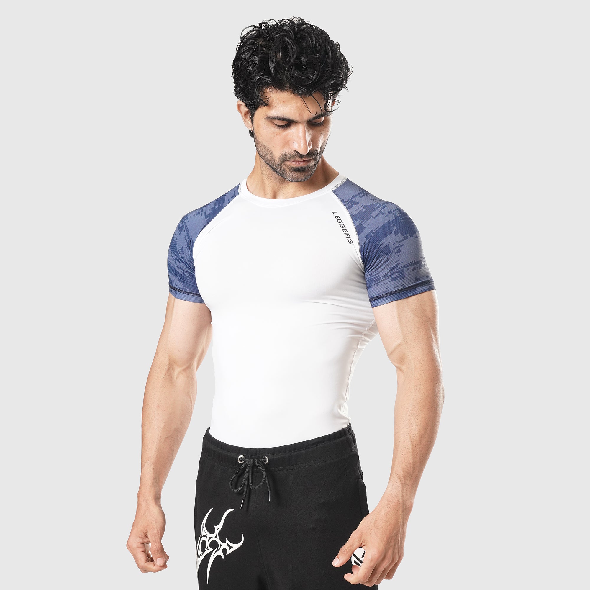Velocity Blue-White H/S Compression TEE