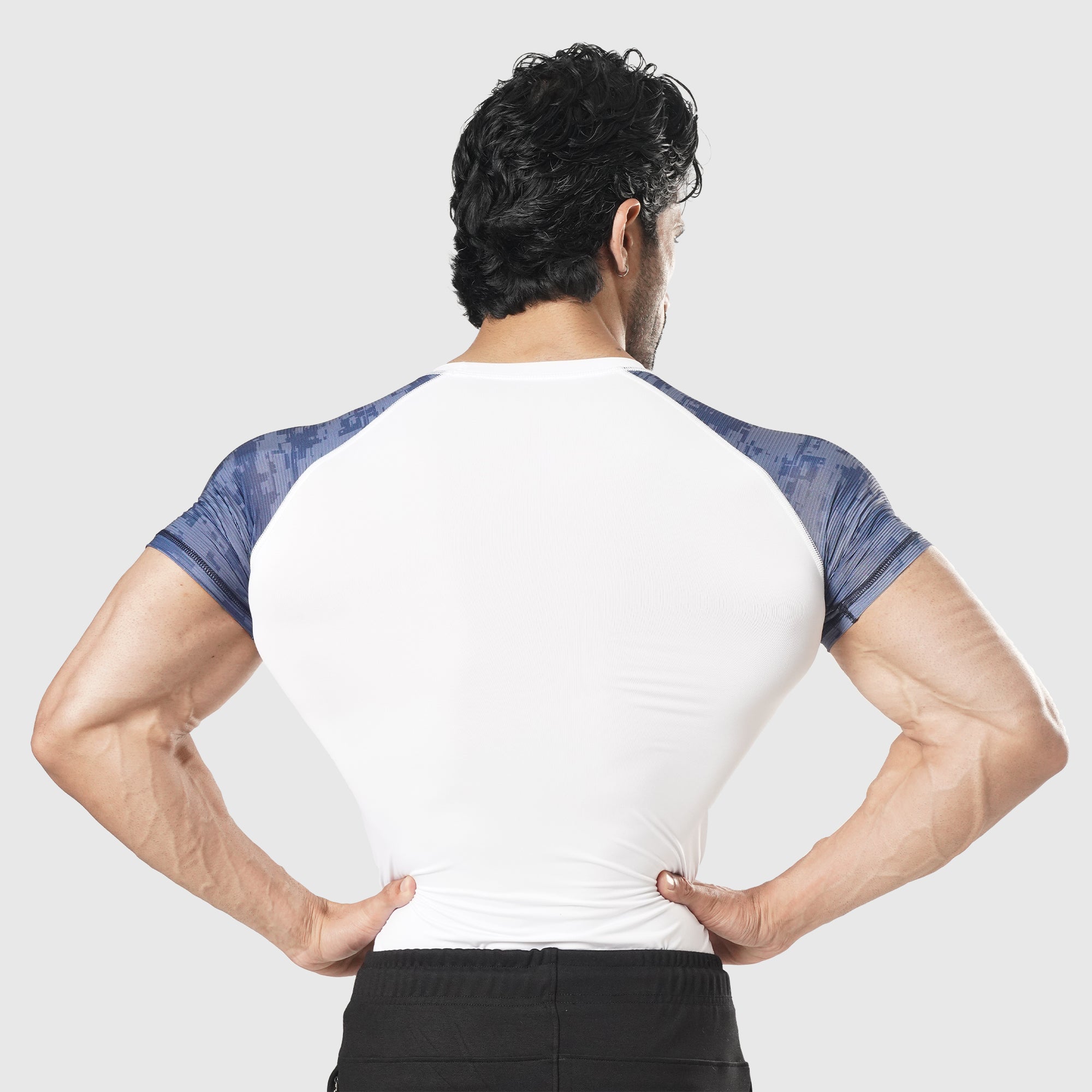 Velocity Blue-White H/S Compression TEE