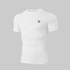 MuscleFit White Compression TEE