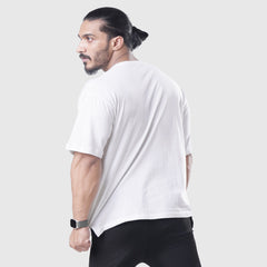 Nevermind White Oversized Tee