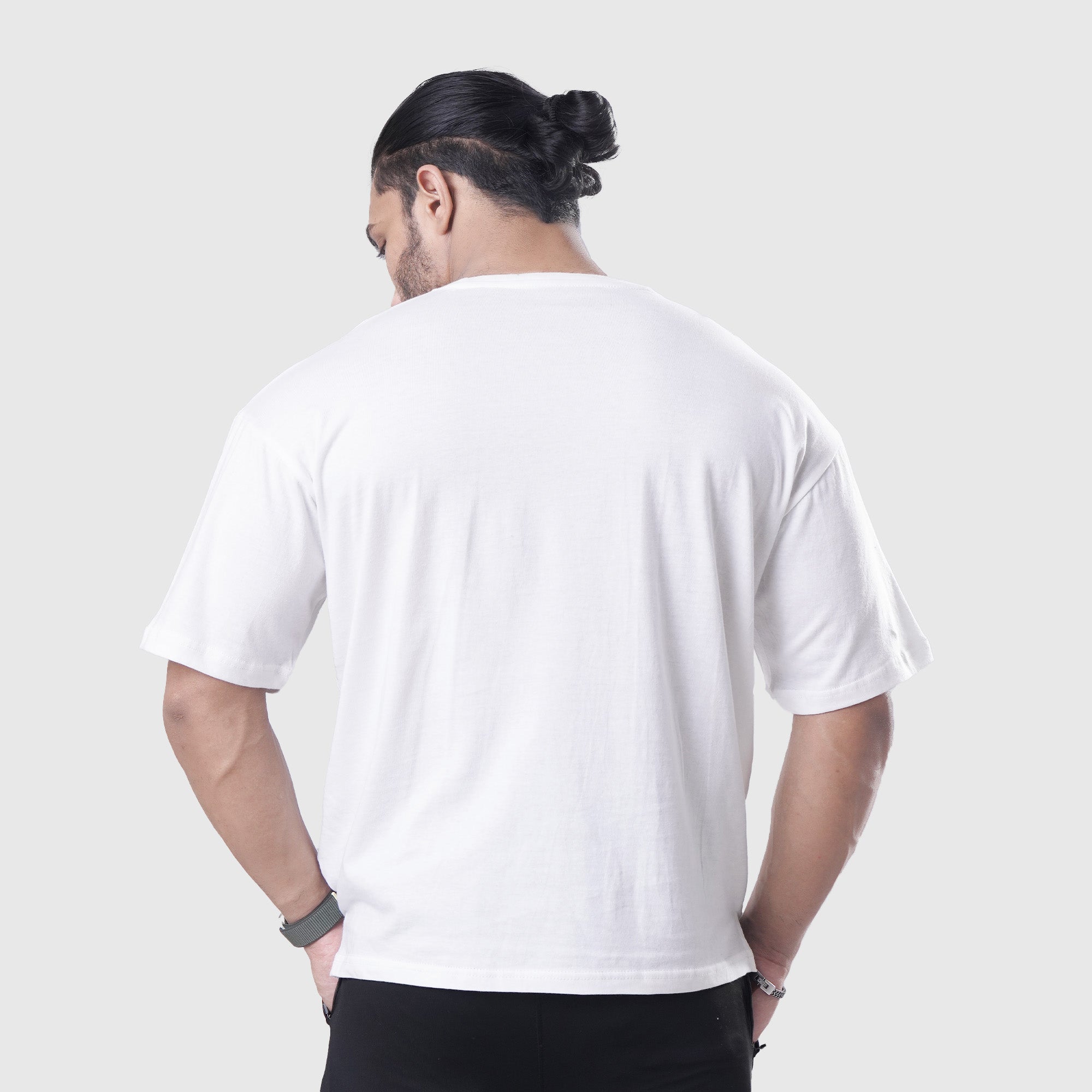 Nevermind White Oversized Tee