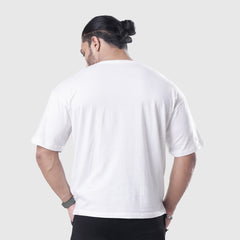 Nevermind White Oversized Tee