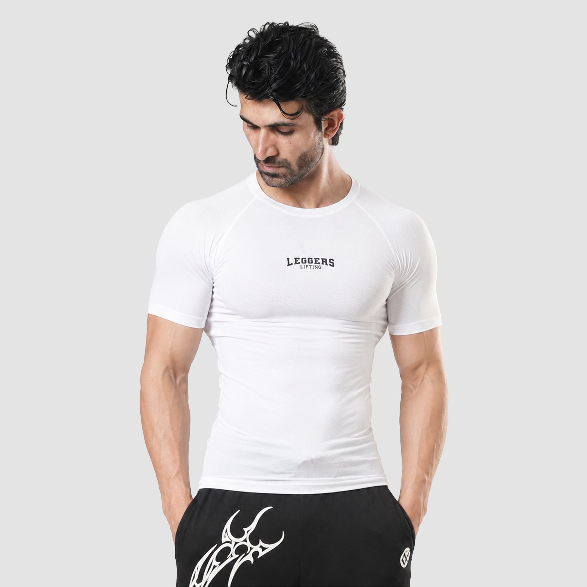 Velocity White H/S Compression TEE