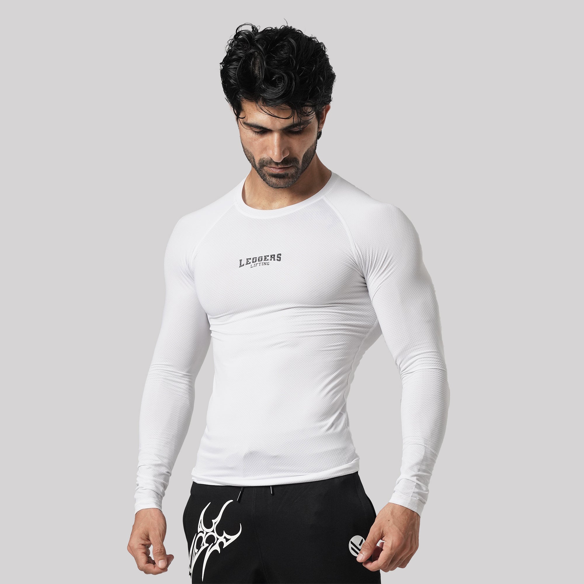 Velocity White F/S Compression Shirt