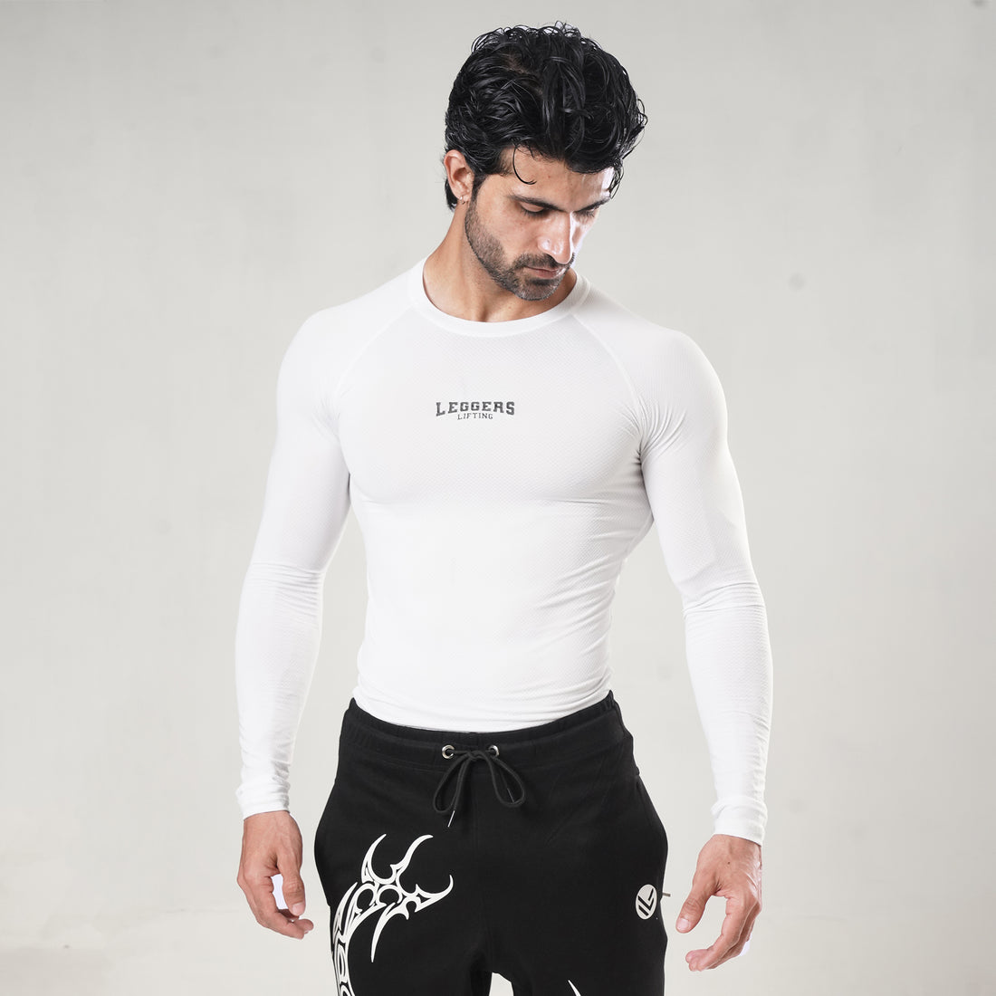 Velocity White F/S Compression Shirt