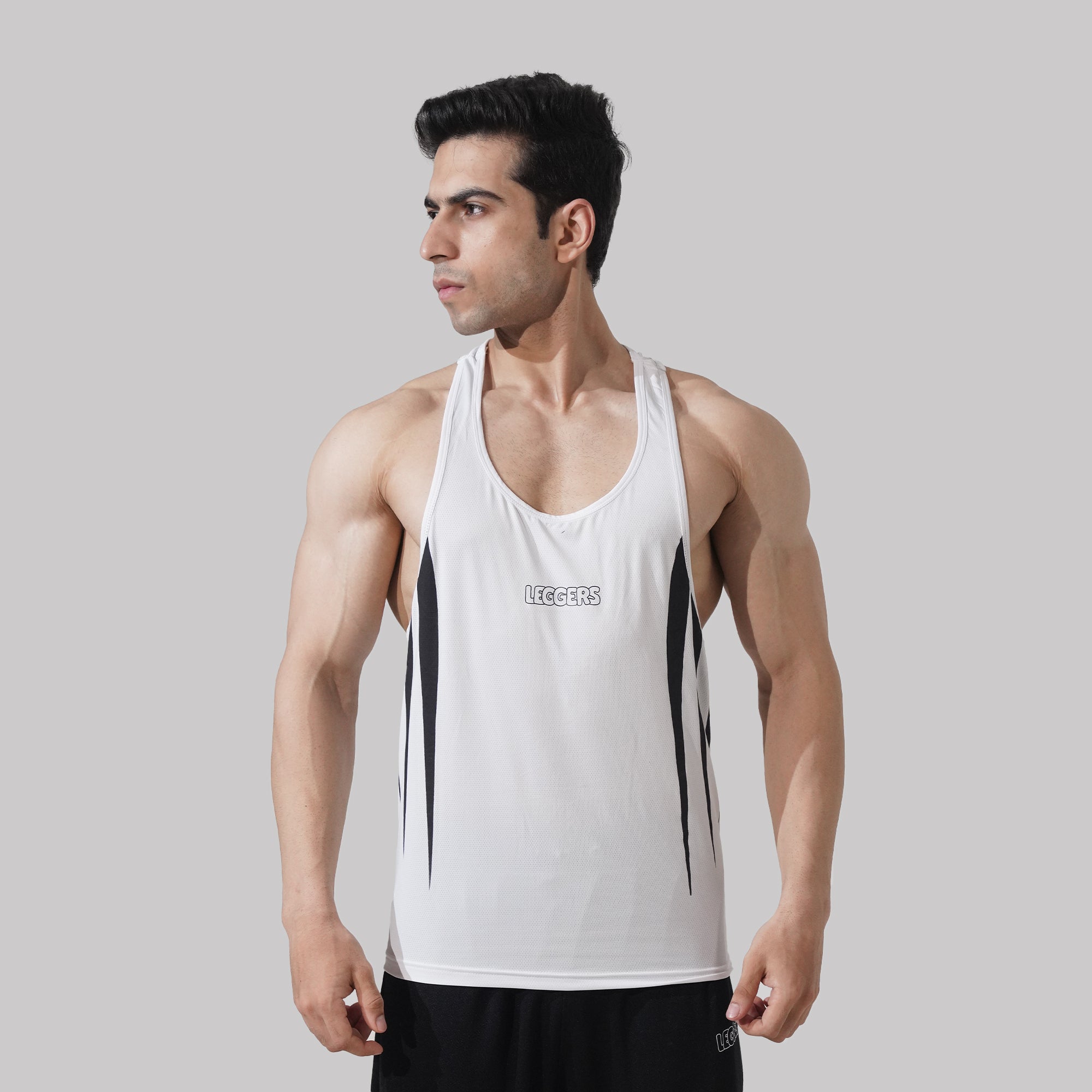 Eagle White Gym Tanks