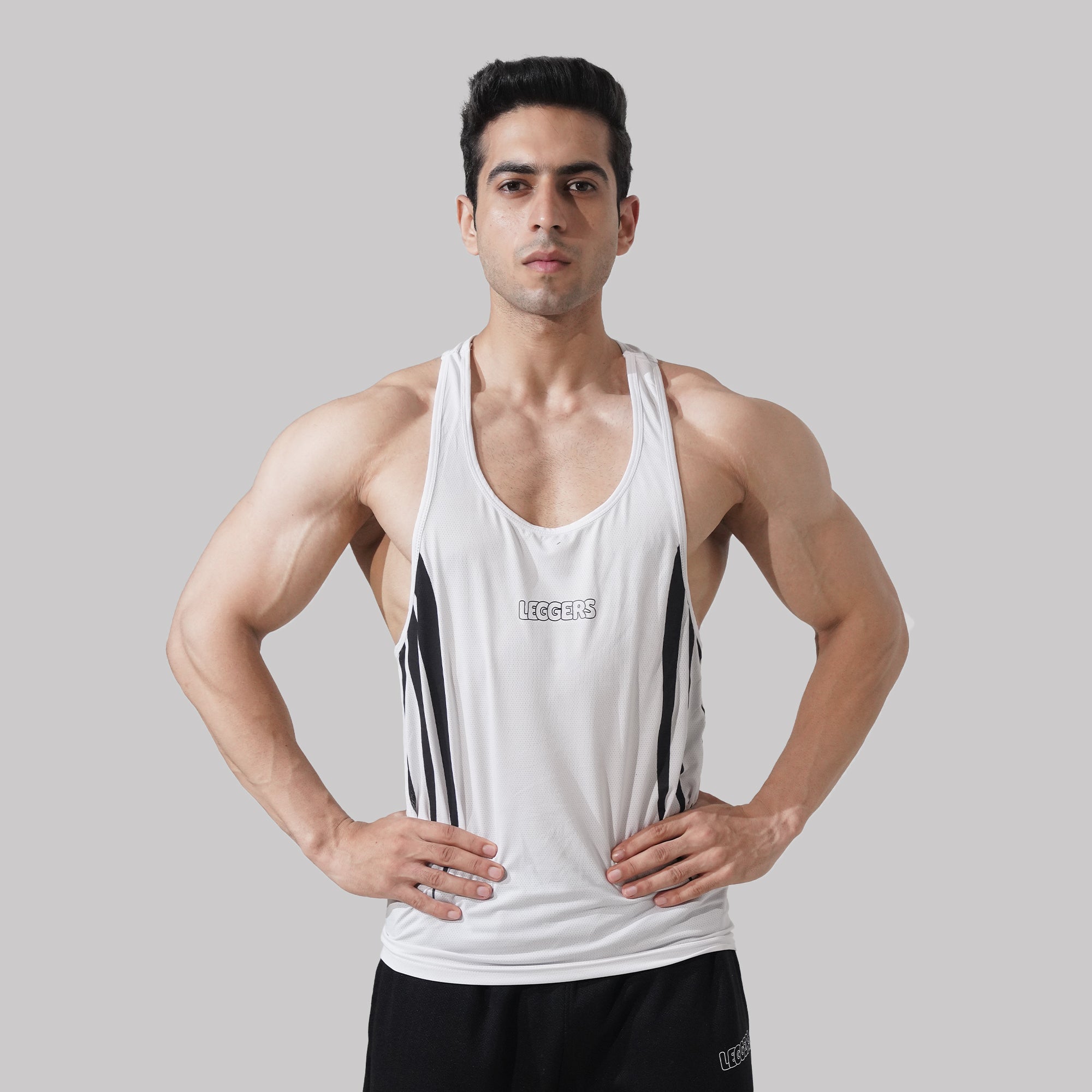 Eagle White Gym Tanks