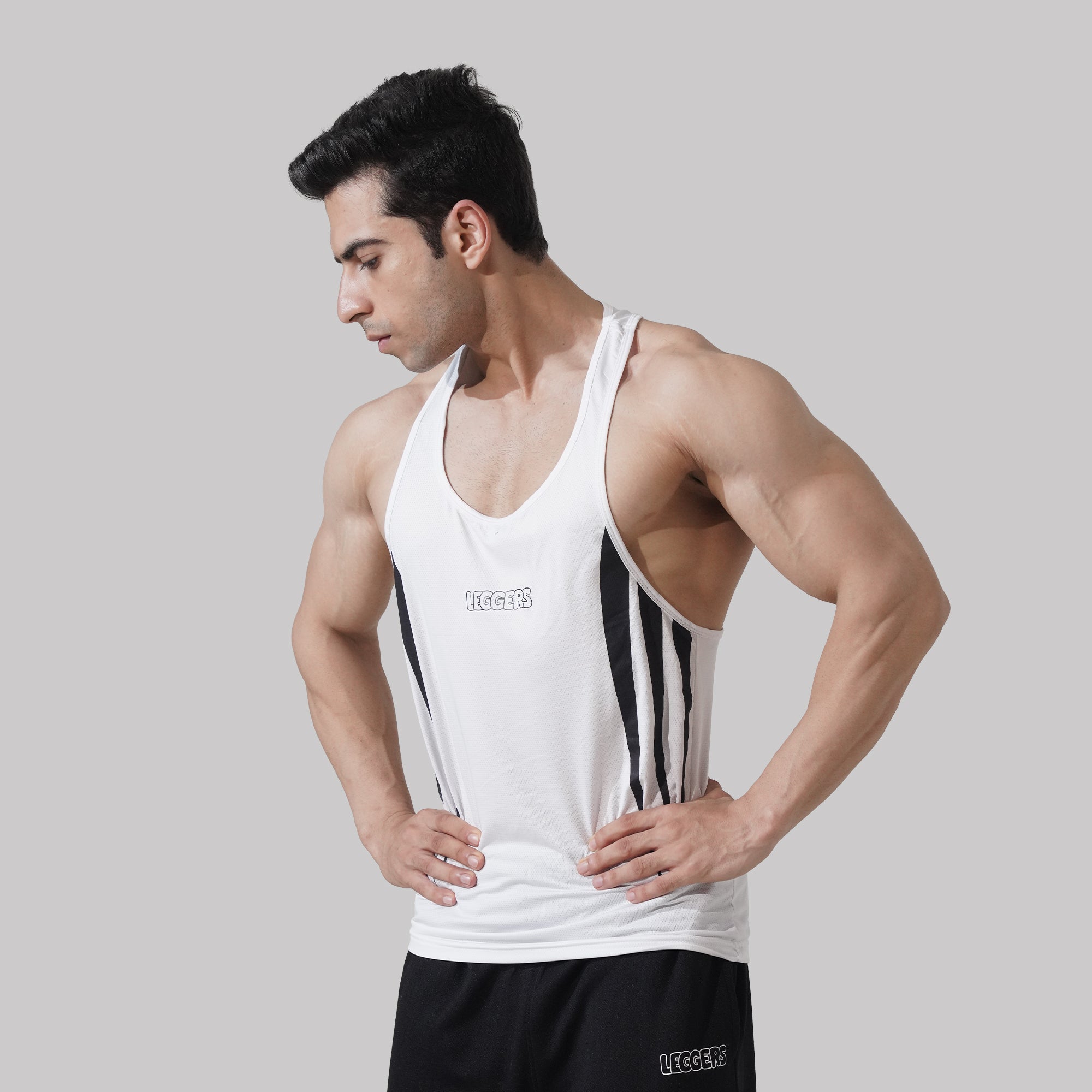 Eagle White Gym Tanks