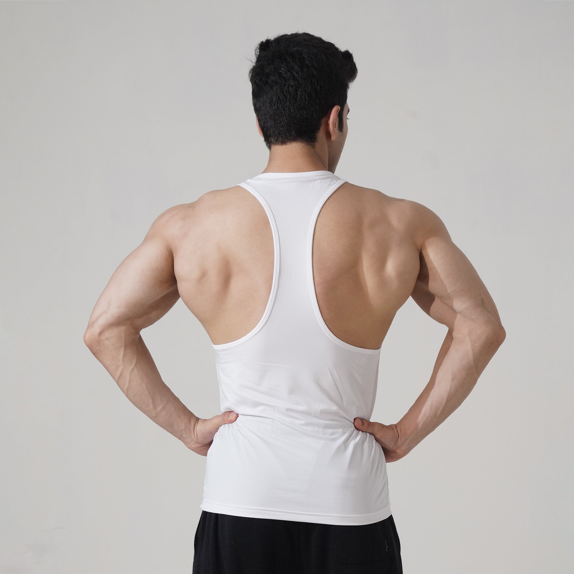 Eagle White Gym Tanks