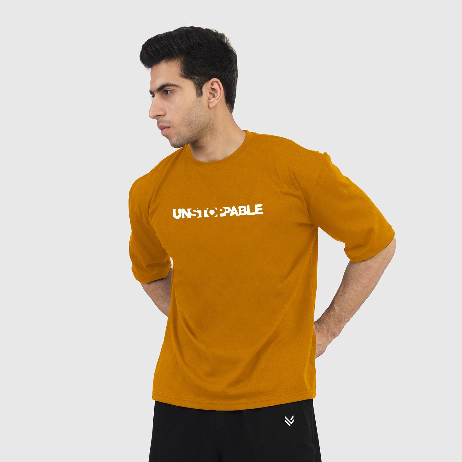 UNSTOPPABLE Mustard OVERSIZE TEE
