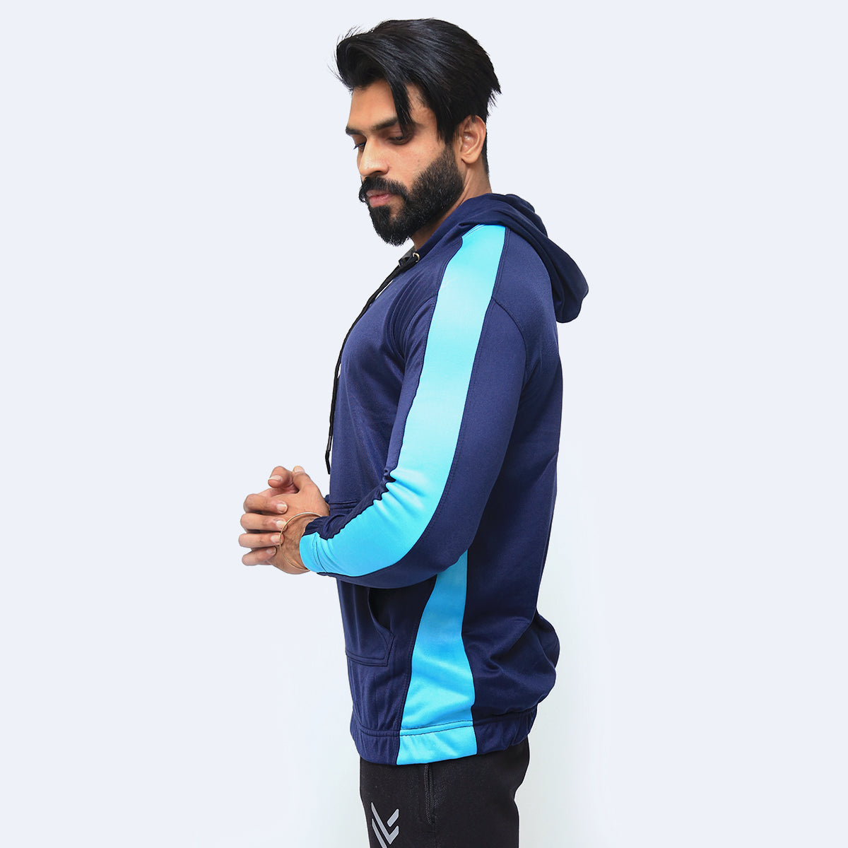 BLUE COMBO FULLSLEEVE HOODIE