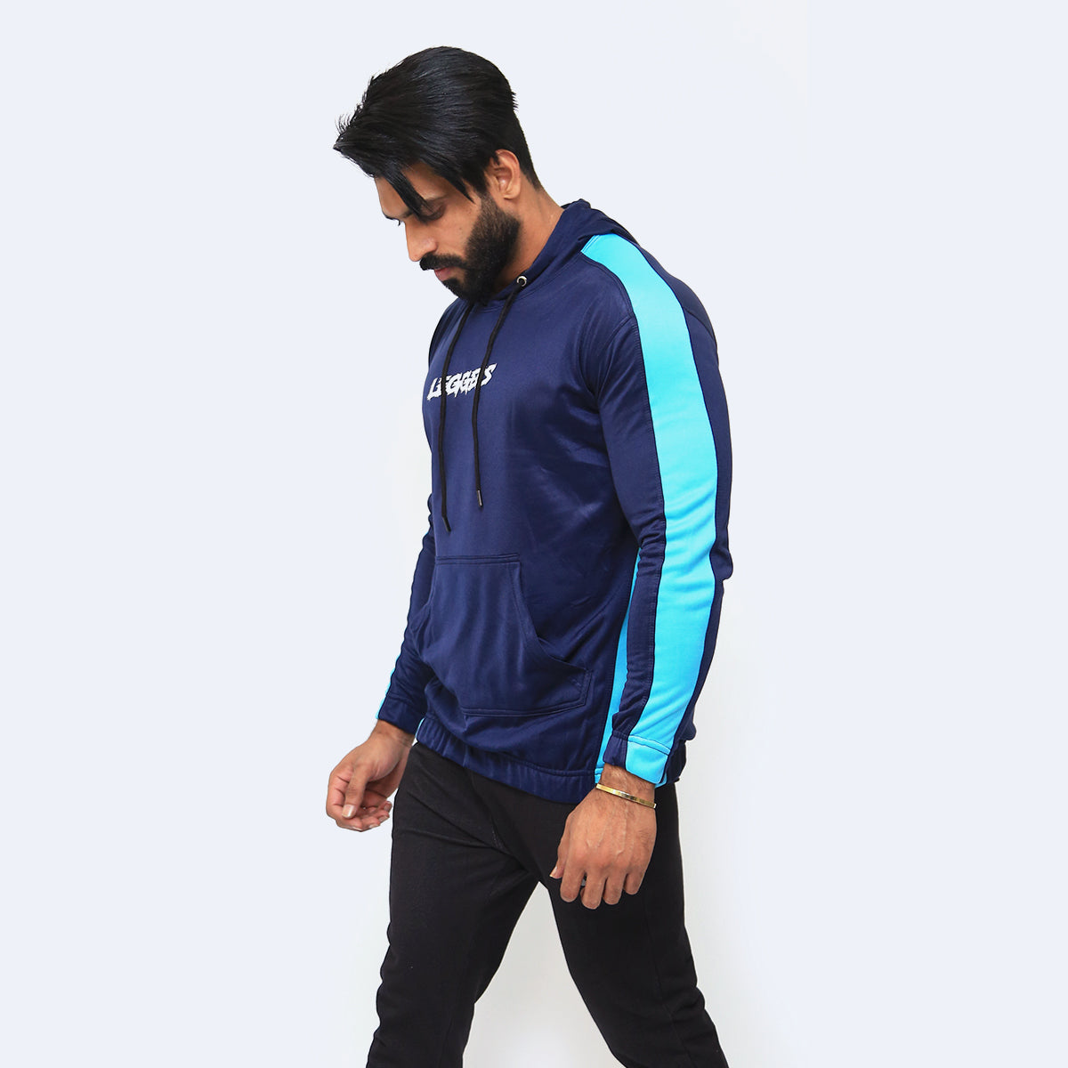 BLUE COMBO FULLSLEEVE HOODIE