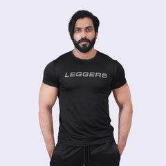 JADE BLACK COMPRESSION TEE