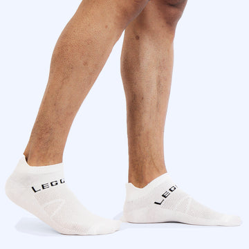 Enhanced White ANKLE SOCKS | Pair of THREE