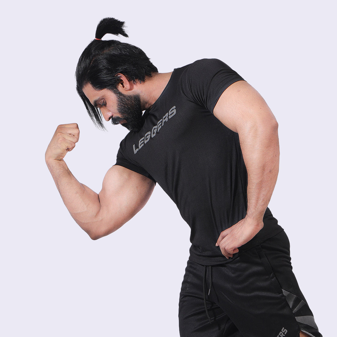 JADE BLACK COMPRESSION TEE