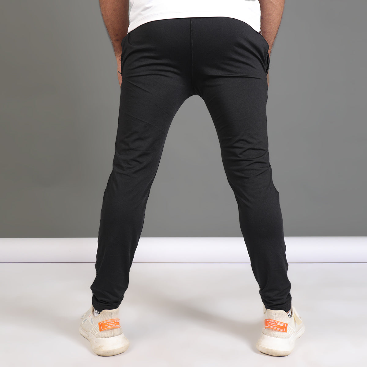 Black Stretchable Trouser Pocket LOGO