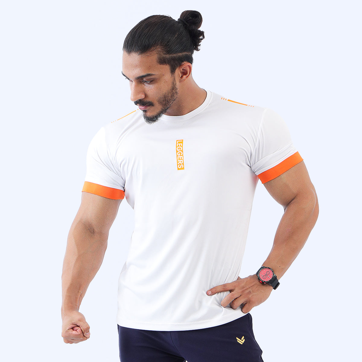 White Apricot Lining COMPRESSION TEE