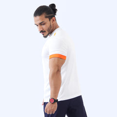 White Apricot Lining COMPRESSION TEE