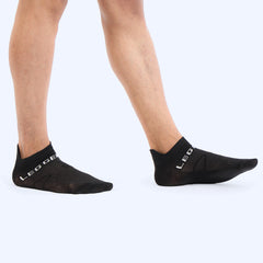 Enhanced Black ANKLE SOCKS | Pair of THREE