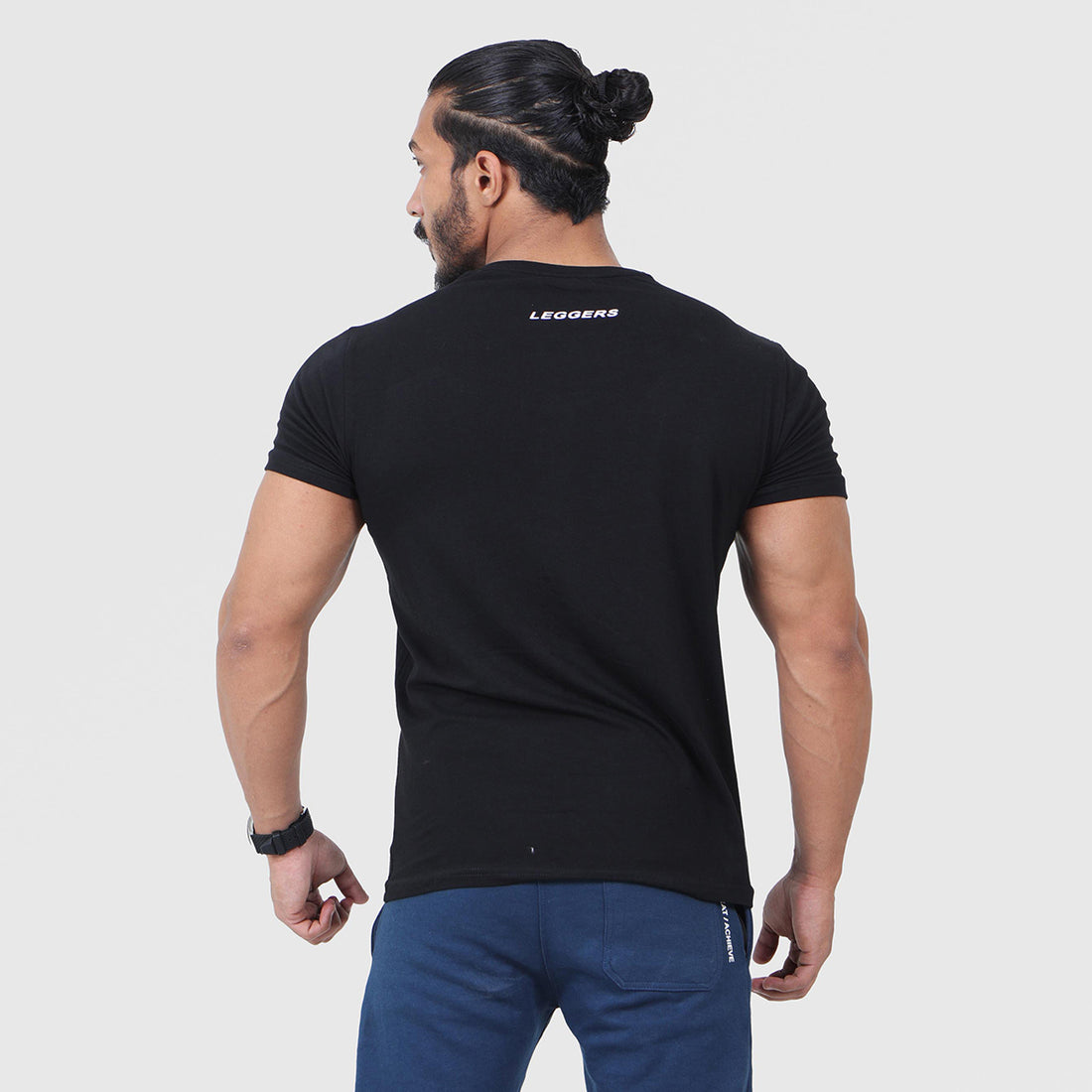 WILD BLACK COMPRESSION TEE