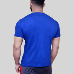 Blue Cotton Men's Shirt