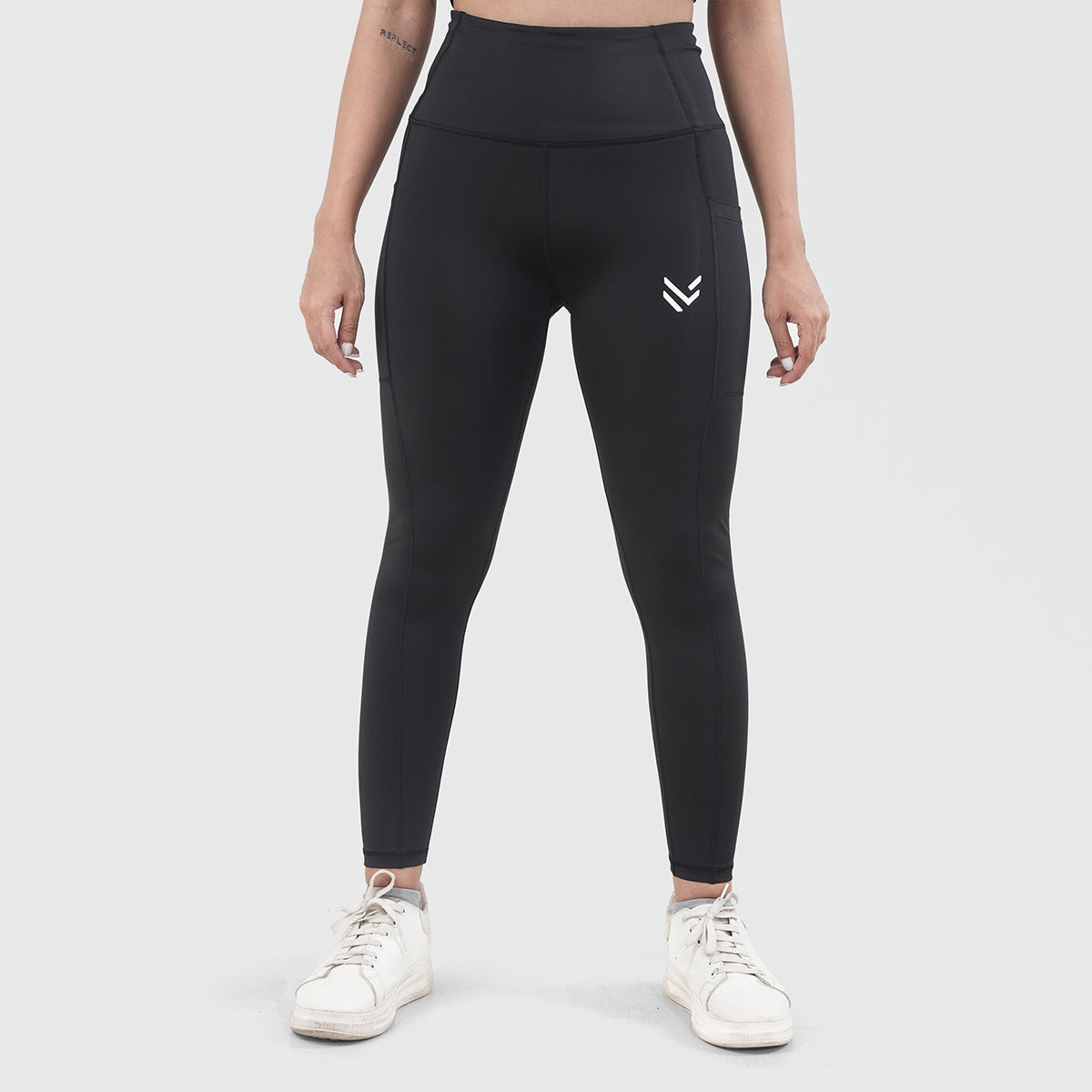 FlexFit BLACK STRIP LEGGINGS