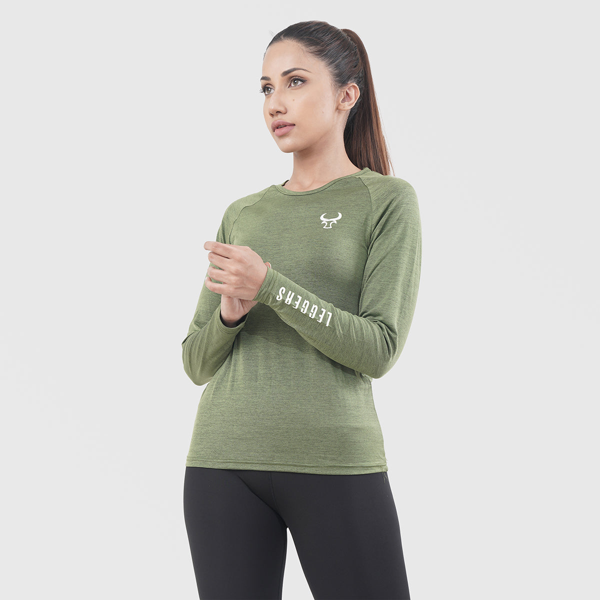 FlexFit Greenish Gym Shirt