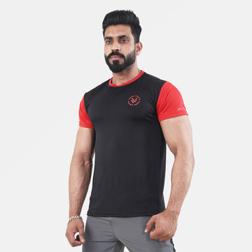ULTRA Fitness Black Combo Compression TEE