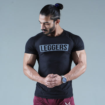 IRON BLACK COMPRESSION TEE