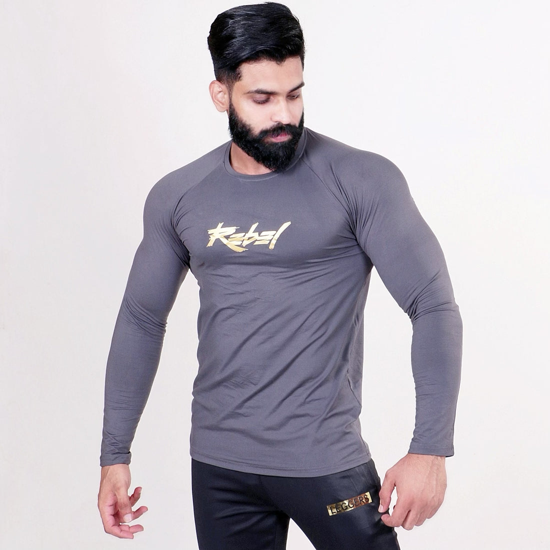 GRAY REBEL LONG Sleeves TEE